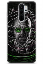 Xiaomi Redmi Note 8 Pro Uyumlu Kılıf Words 09 Breaking Bad UV Kılıf Turuncu - 1