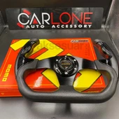 Momo Spor Direksiyon F1 Tesla Model Siyah Renk Momo Tip - Yarış Spor Direksiyonu - 2