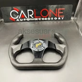 Momo Spor Direksiyon F1 Tesla Model Siyah Renk Momo Tip - Yarış Spor Direksiyonu - 5