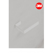 Risingmaber Metal Beyaz Yapışkanlı Tuvalet Kağıtlık - 6