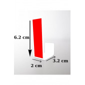 Risingmaber Beyaz 4lü Yapışkanlı Askılık Kapı Arkası Bornoz Askılığı Yapışkanlı - 6