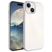 iPhone 15 Plus Kılıf Sert PC Renkli Çerçeveli Riksos Kapak thumbnail 5