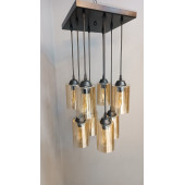 8'Lİ GOLD BORU CAMLI SARKIT AVİZE - 4