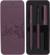 Faber Castell Glam Dolma-Tükenmez Kalem Seti Böğürtlen - 2