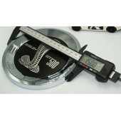 DK Mustang Shelby GT 500 Bagaj Yuvarlak Panel 3M 3D Krom ABS Logo Amblem - 5