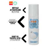 Flo Beyaz Ayakkabı Boyası 75 ml / Beyaz Spor Ayakkabı Boyası/ Beyaz Deri Ayakkabı Taban Boya - 2