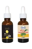 Ersağ Sıvı Propolis 30 ml + Plus Zeytin Yaprağı Ekstraktı 30 ml Gıda Takviyesi - 1