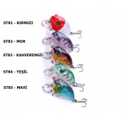 Avmatik Podgy Tatlı Su Balık Avı 4.5 Cm 8 Gr Suni Yem - 1