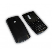 Nokia N205 Kapak Nokia 205 uyumlu Siyah Kapak ön Kapak Arka Kapak Tuş Takımı - 2