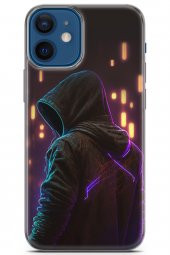 Apple iPhone 12 Mini Uyumlu Kılıf Opus 14 Halloween Led Cover Kılıf Happy - 1