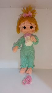 Masum Bebek Amigurumi Organik Oyuncak - 4