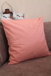 Yavru Ağzı Premium 100 Pamuklu Fermuarsız Kırlent Kılıfı 43x43cm - 1