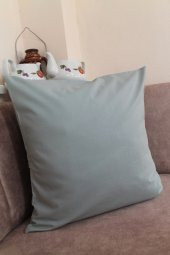İndigo Premium 100 Pamuklu Fermuarsız Kırlent Kılıfı 43x43cm - 1