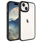 iPhone 15 Kılıf Krom Renkli Silikon Kenarlı Kapak Kılıf thumbnail 8