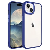 iPhone 15 Kılıf Krom Renkli Silikon Kenarlı Kapak Kılıf thumbnail 4