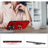 iPhone 14 Pro Max Kılıf Vega Tank Sert Yüzüklü Standlı Zırh Koruma Kapak thumbnail 7