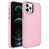 iPhone 14 Pro Max Kılıf Metal Çerçeve Tasarımlı Sert Botox Kapak - 8