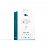 Ttec 2SCS20CB Smartcharger Seyahat Şarj Aleti 2.1A + Type-C Kablo Beyaz - 5