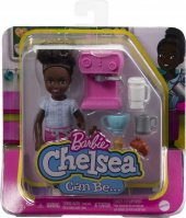Barbie Chelsea Meslekleri Öğreniyor Bebek Serisi Barmen GTN86 HKD95, Barmen Barbie Bebek - 6
