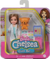 Barbie Chelsea Meslekleri Öğreniyor Bebek Serisi Doktor GTN86 GTN88, Barbie Veteriner  Bebek - 5