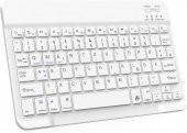 Valkyrie BL30 Bluetooth 10 inç Ios Windows Android Uyumlu Kablosuz Klavye - Türkçe - Şarjlı - Sessiz - Multimedia - Ultra İnce Beyaz - 1