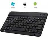 Valkyrie BL30 Bluetooth 10 inç Ios Windows Android Uyumlu Kablosuz Klavye - Türkçe - Şarjlı - Sessiz - Multimedia - Ultra İnce Siyah - 6