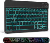 Valkyrie BL30 7 Renk Bluetooth Kablosuz Türkçe Klavye - Android ios Windows Uyumlu - Şarjlı - 10 inç - Multimedia - Ultra İnce Tasarım - 5