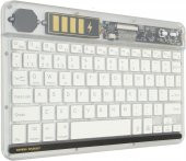 Valkyrie RGB bkz-30 7 Renk Bluetooth Şeffaf Türkçe Klavye - Android ios Windows Uyumlu - Şarjlı - 10 inç - Multimedia - Ultra İnce Tasarım bkz30 - 3