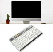 Valkyrie RGB bkz-30 7 Renk Bluetooth Şeffaf Türkçe Klavye - Android ios Windows Uyumlu - Şarjlı - 10 inç - Multimedia - Ultra İnce Tasarım bkz30 - 9