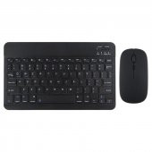 Valkyrie Bluetooth Ios Ipad Android Windows Uyumlu Klavye Mouse Seti - Sessiz - Şarjlı - Combo - Ultra İnce - Türkçe - Kablosuz Siyah - 7