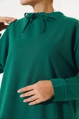 Dik Yaka Tunik Zümrüt Yeşil thumbnail 4