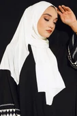 Klasik Penye Şal Ekru - 1