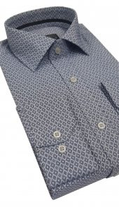 Advante Slim Fit Pamuk Saten Erkek Gömlek - 4925 thumbnail 3