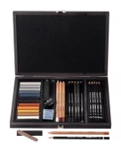 Lyra Drawing 31 Parça Çizim Seti Ahşap Kutulu - 1