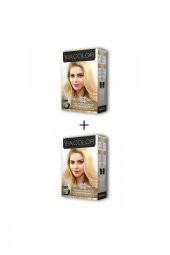 SEACOLOR 2x2 Tüp Krem Saç Boyası Seti Buğday Sarısı No:9.0 - 1
