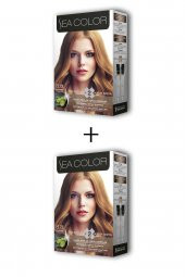 SEACOLOR 2x2 Tüp Krem Saç Boyası Seti Karamel No:8.73 - 1