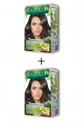 SEACOLOR 2x2 Tüp Krem Saç Boyası Seti Küllü Kumral No:7.1 - 1