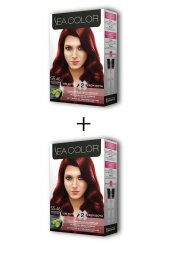 SEACOLOR 2x2 Tüp Krem Saç Boyası Seti  Kızılı No:55.46 - 1