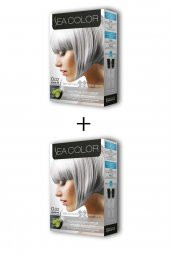 SEACOLOR 2x2 Tüp Krem Saç Boyası Seti Gümüş Gri No:0.02 - 1