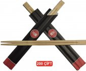 Bambu Çin Çubuğu Chopsticks 200 Çift - 1