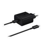 ScHitec 45W Süper Hızlı Şarj Aleti Type-C to Type-C 1metre Kablolu Siyah - 1