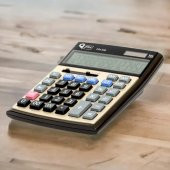 Pin 106 16 Hane Siyah Masaüstü Hesap Makinesi GKE - 3
