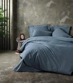 Cotton Box Plain Antrasit Çift Kişilik Nevresim Takımı thumbnail 1