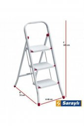 Saraylı 3'lü Pratik Metal Merdiven (1633) - 2