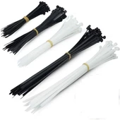 Zenith 2,5 x 100MM Siyah Kablo Bağı & Plastik Cırt Kelepçe Paket (100ADET) - 1