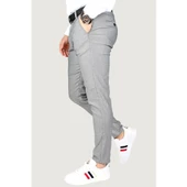 Captiva İtalyan Kesim Slim Fit Erkek Keten Pantolon-5419 - 5