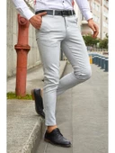 Captiva İtalyan Kesim Slim Fit Erkek Keten Pantolon-5419 - 3