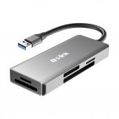 S-link SL-CR51 Type C ve USB3.0 to CF/SD/M2 Ngff/ Micro SD/ MS 5 in 1 Metal Kart Okuyucu - 1
