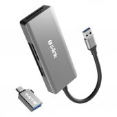 S-link SL-CR51 Type C ve USB3.0 to CF/SD/M2 Ngff/ Micro SD/ MS 5 in 1 Metal Kart Okuyucu - 2