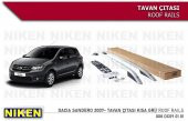 Dacıa Sandero Tavan Çıtası Kısa Gri 2007- Sonrası Modeller - 1
